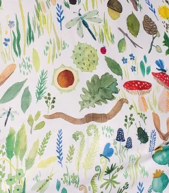 Beddengoed 100% katoen bedrukt, FAUNA AND FLORA Dekbedovertrekken