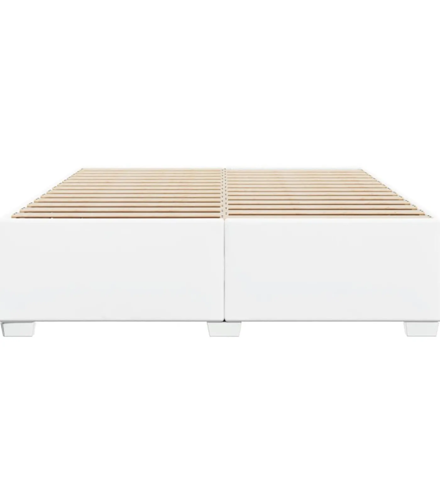 Hot Bedframe kunstleer wit 200x200 cm Bedden