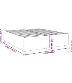Hot Bedframe kunstleer wit 200x200 cm Bedden