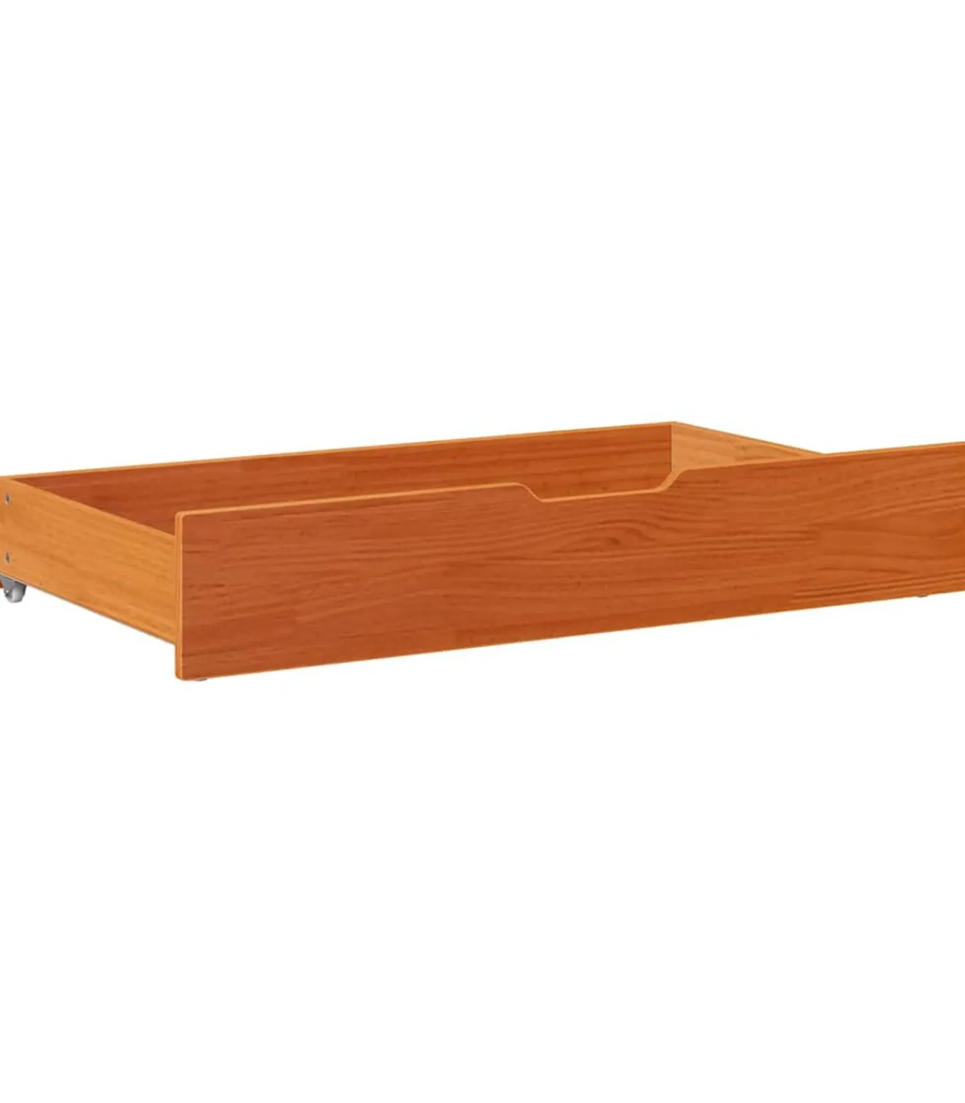 New Bedlades 2 st 95x55x17 massief grenenhout wasbruin Organiseren