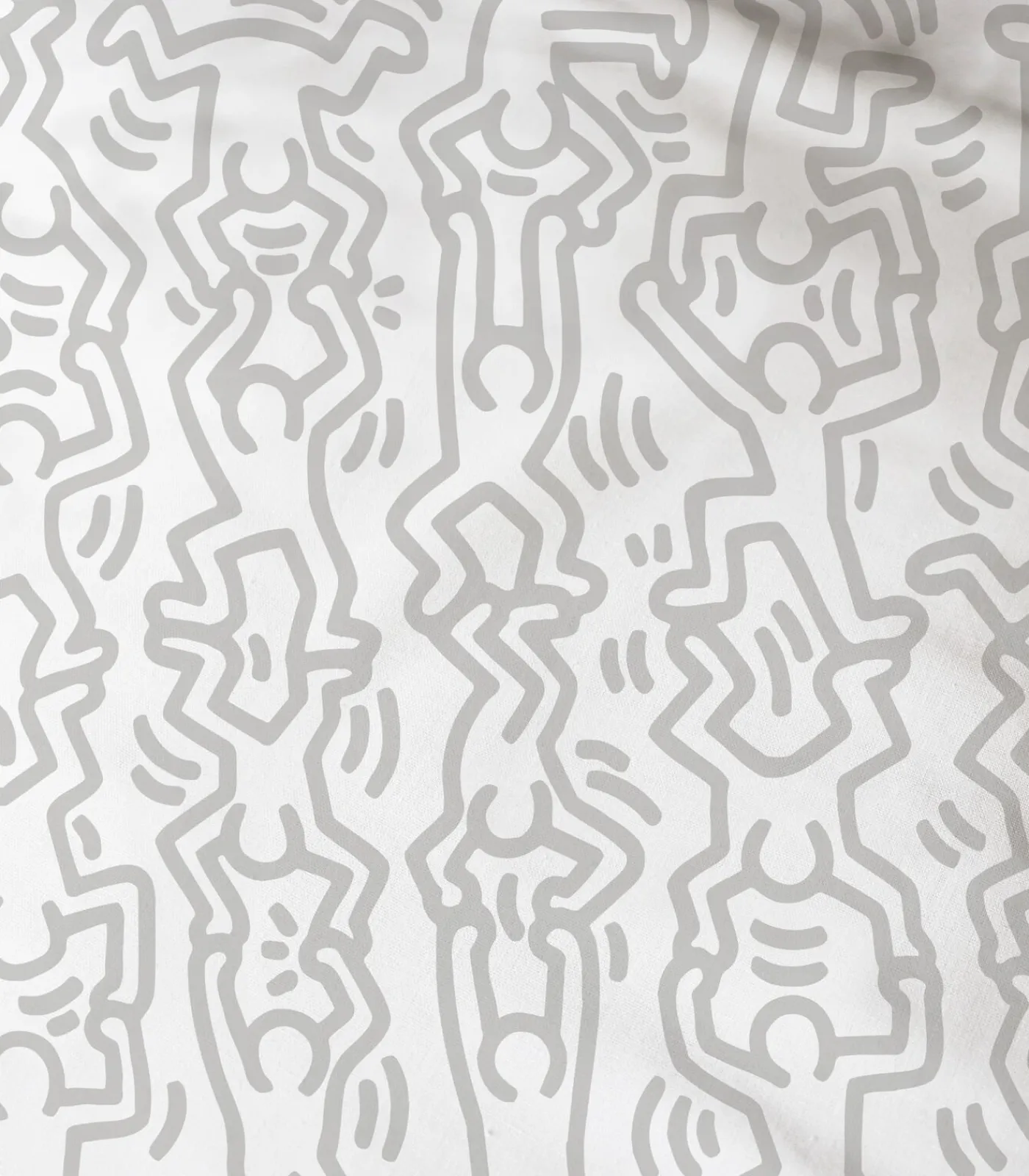 Online Bedrukt beddengoed 100% katoen, KEITH HARING PARTY Dekbedovertrekken