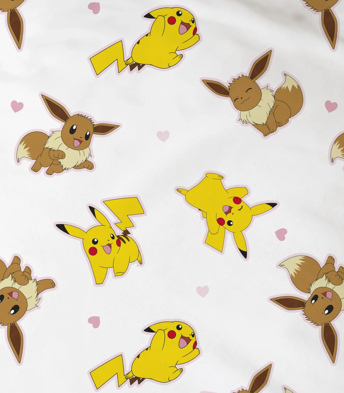 Sale Bedrukte Beddenset 100% Katoen, POKÉMON EEVEE Dekbedovertrekken