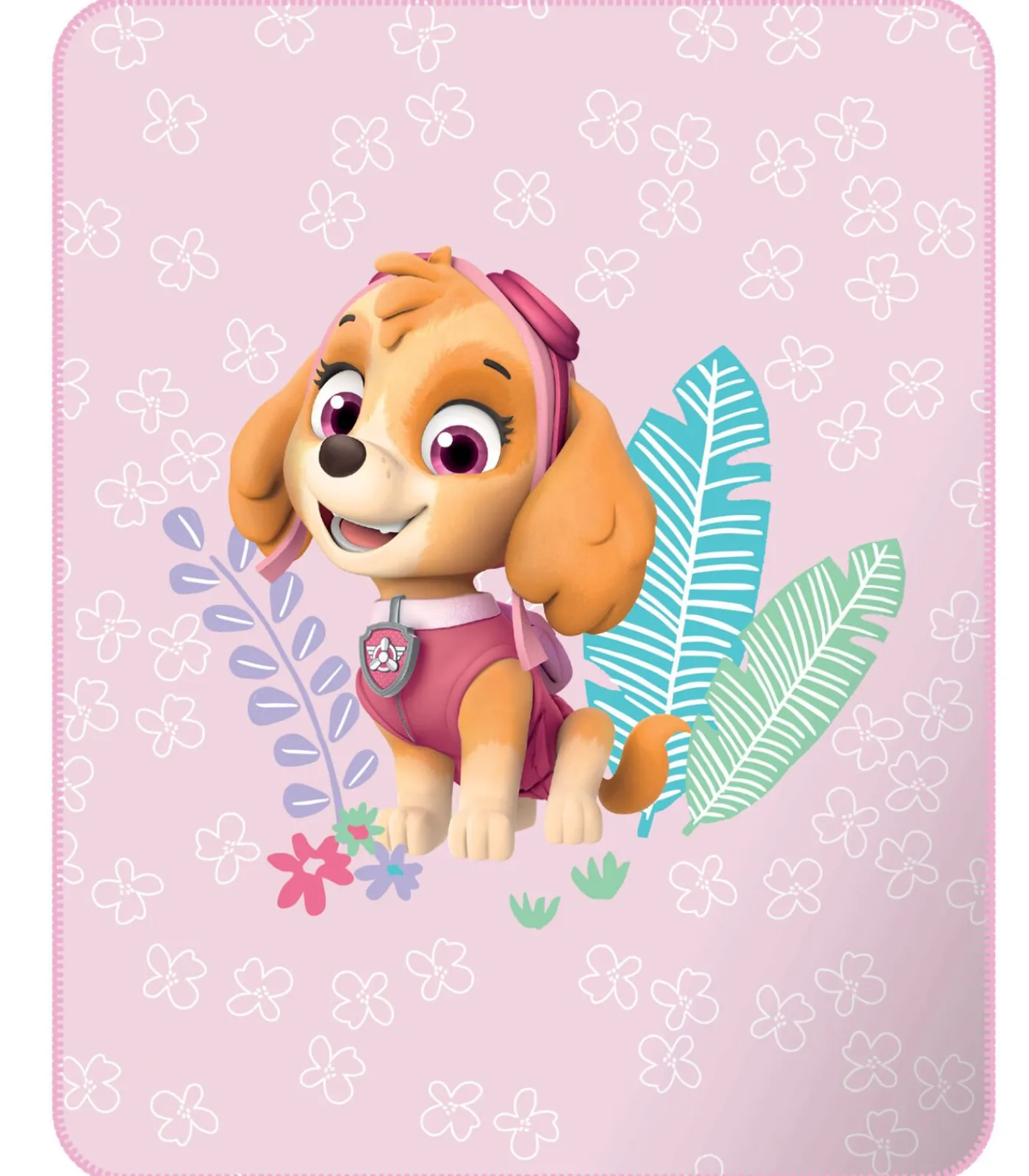 Discount Bedrukte fleece deken, PATPATROUILLE PARADISE Bedspreien