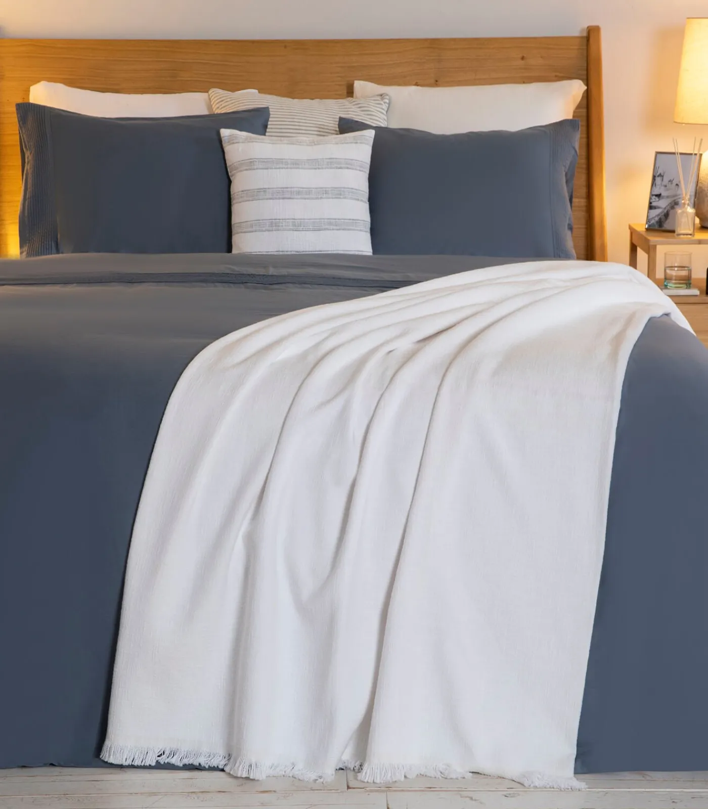 Sale Bedsprei 2 personen Fumar 240x250 cm Wit Bedspreien