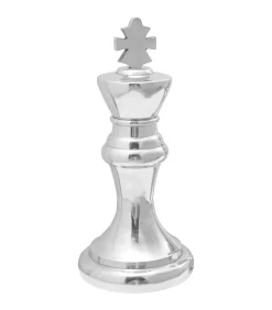 Outlet Beelden 2 pcs Zilver Aluminium Decoratie