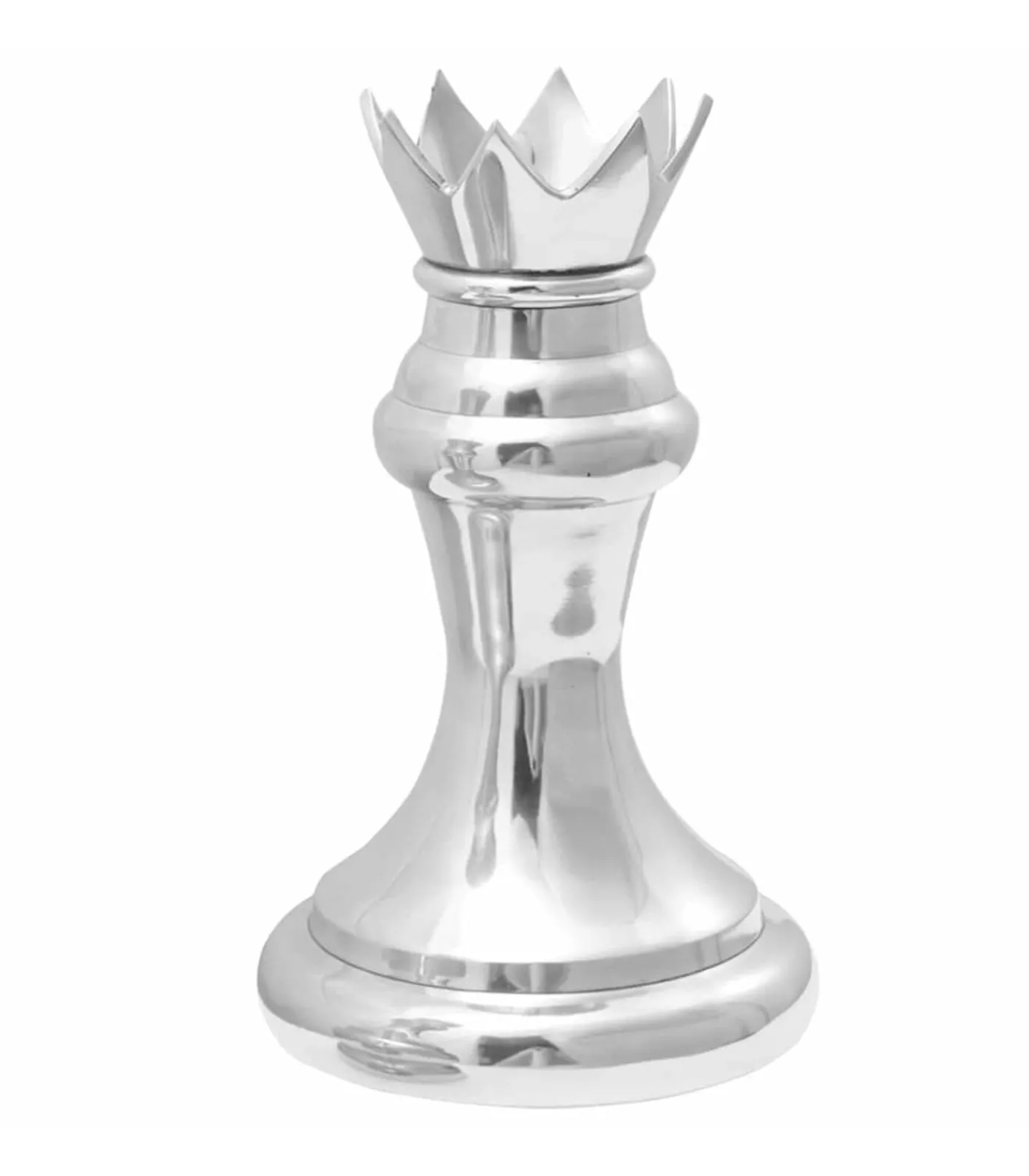 Outlet Beelden 2 pcs Zilver Aluminium Decoratie