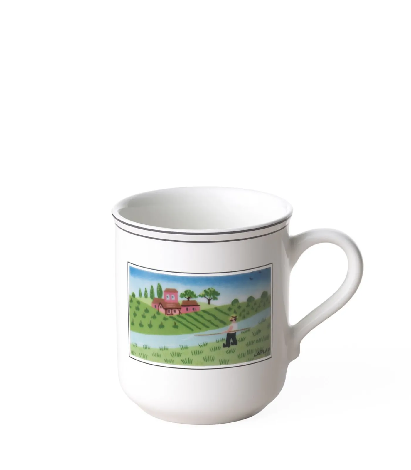 New Beker met oor Visser Design Naif Tafelgerei