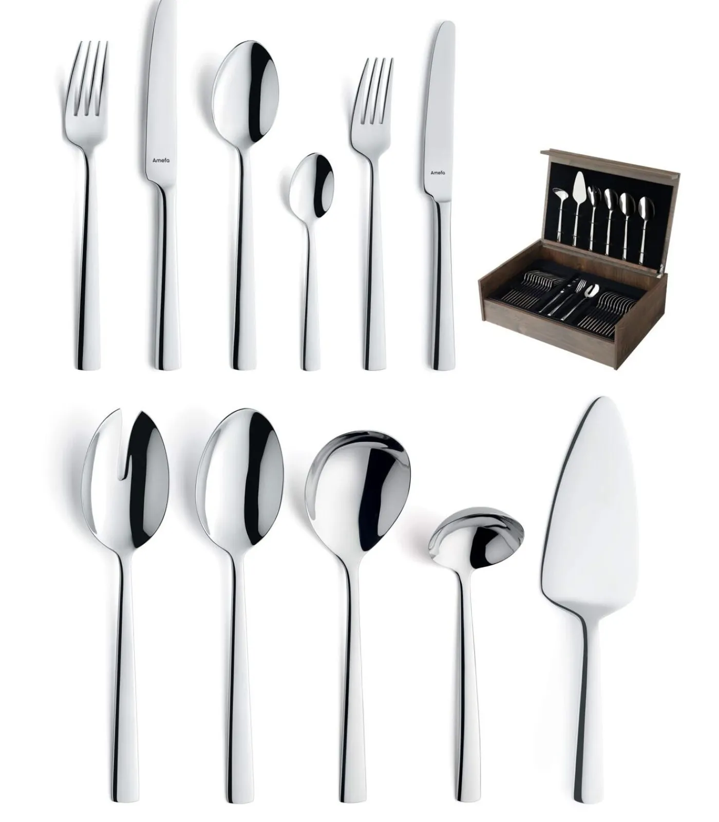 Online Bestekset Moderno - 78-delig / 12 personen Bestek