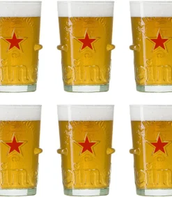 Outlet Bierglazen Silver - 250 ml - 6 stuks Glazen & Karaffen