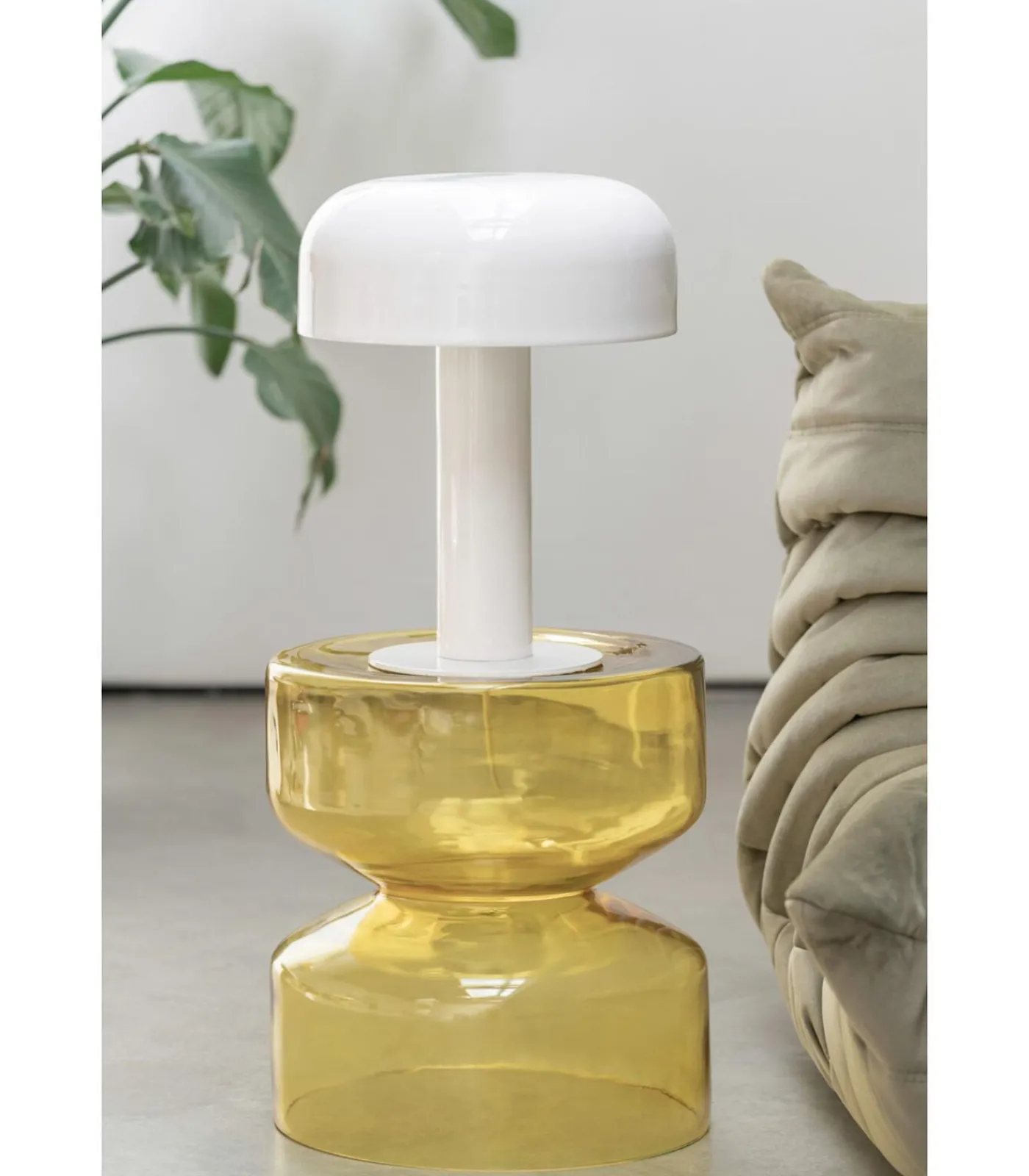 Clearance Bijzettafel Doble - Geel - 35x35x41cm Tafels