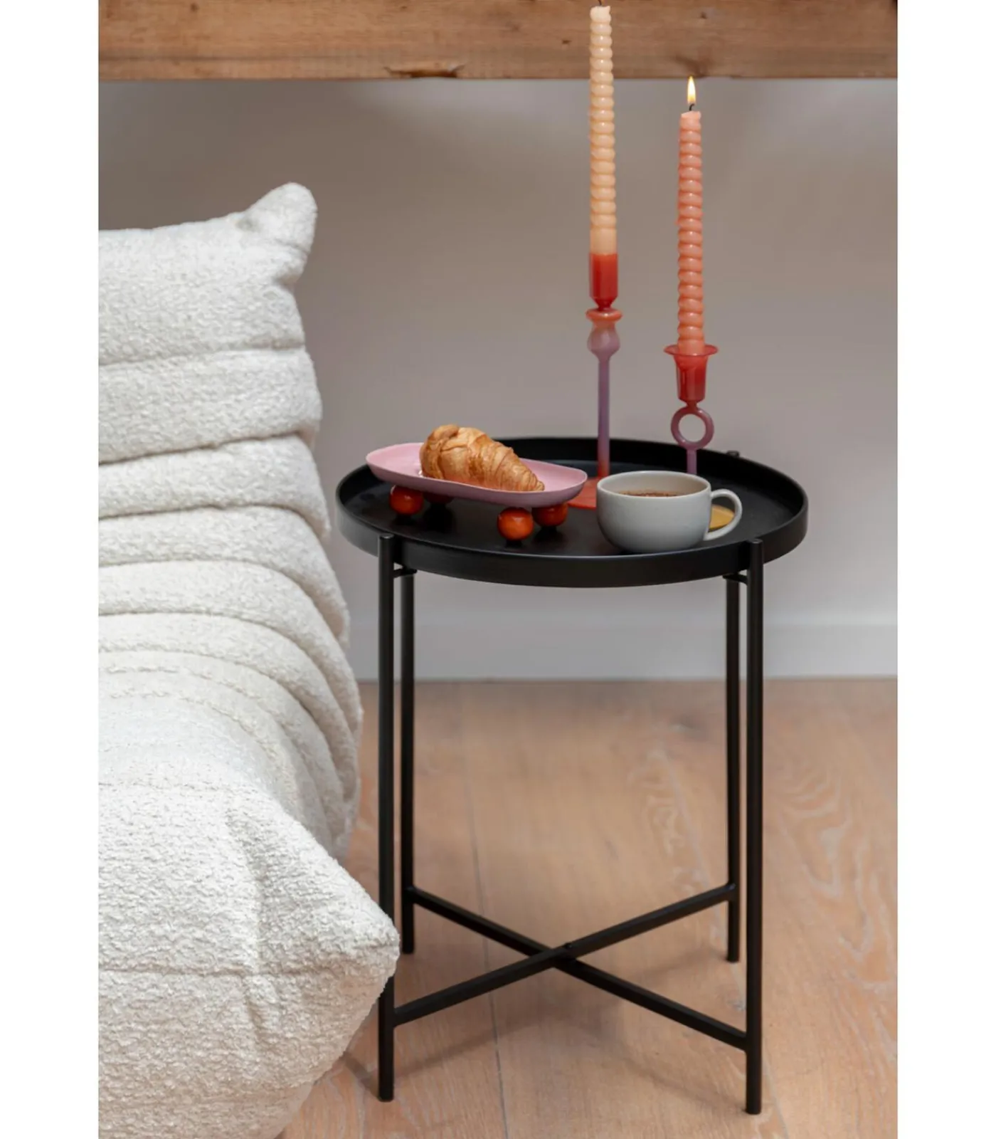 Online Bijzettafel Meseta - Zwart - 40x40x49cm Tafels