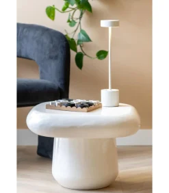 Discount Bijzettafel Roca - Wit - 49x49x36cm Tafels