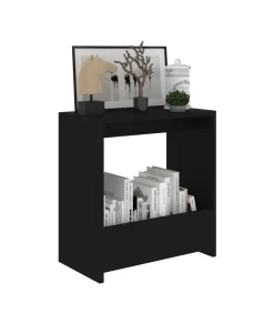 Sale Bijzettafel 50x26x50 cm bewerkt hout zwart Tafels