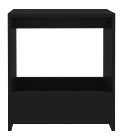 Sale Bijzettafel 50x26x50 cm bewerkt hout zwart Tafels