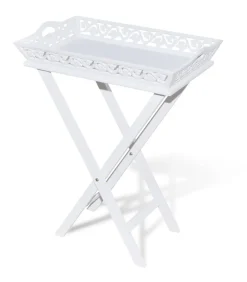 New Bijzettafeltje met blad wit Tafels