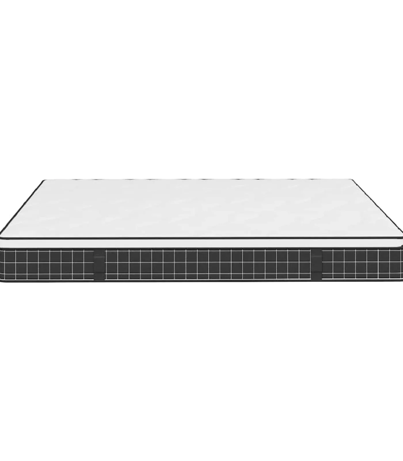 Hot Binnenveringmatras middelhard 160x200 cm Matrasbeschermer