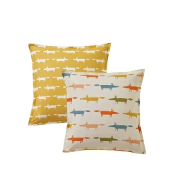 New BIRTHDAY FOX Multico - Kussensloop Perkaal Katoen Kussenslopen