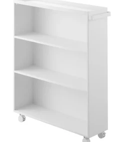 Boekenkast / Boekentrolley - Tower - Wit Organiseren