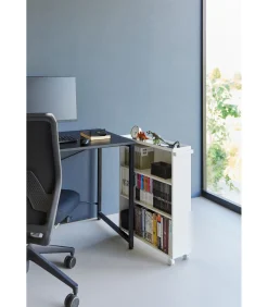 Boekenkast / Boekentrolley - Tower - Wit Organiseren