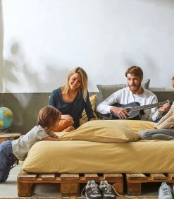 New BOHEME Miel - Laken Perkaal Stonewashed Lakens