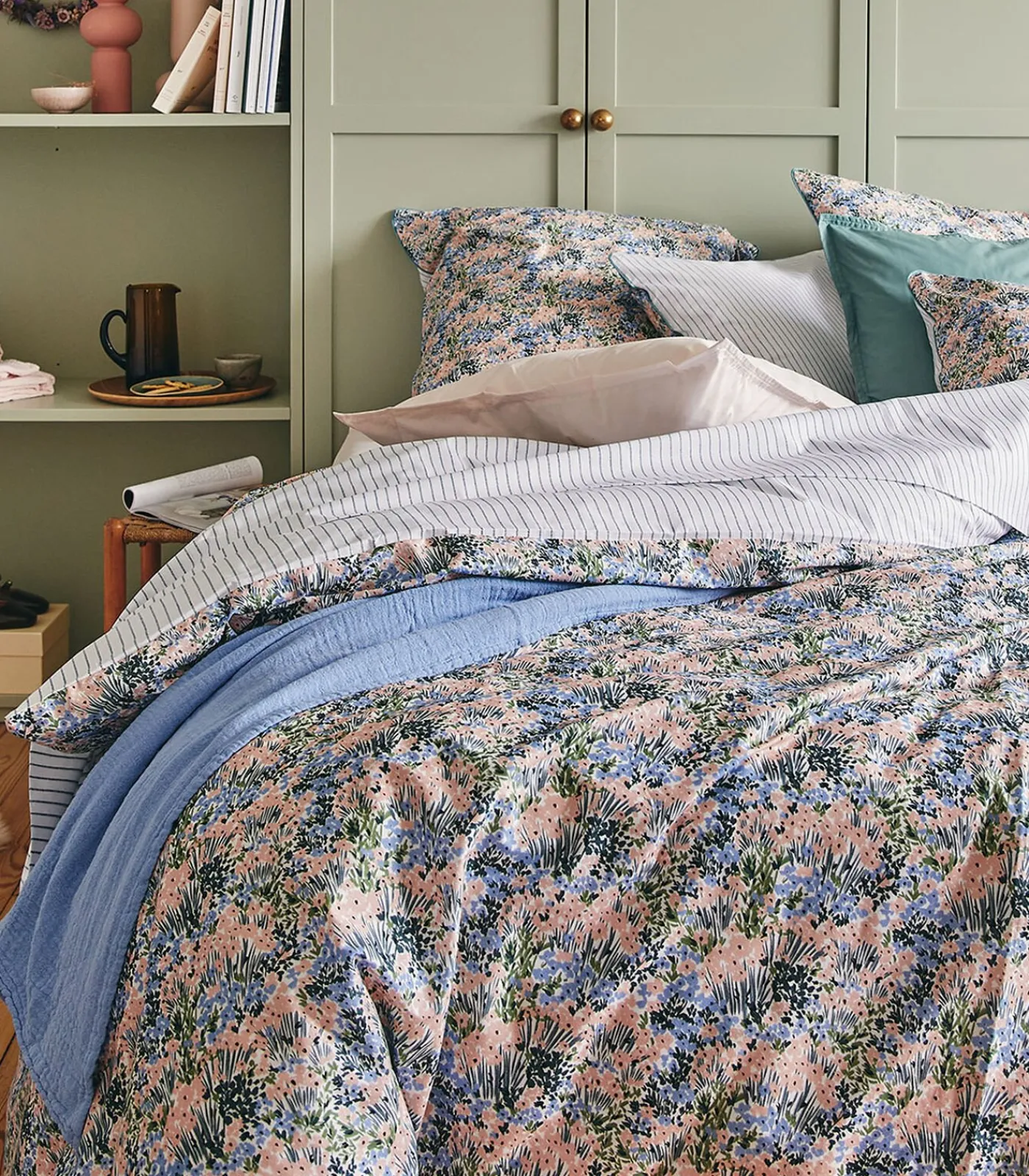 Online Bosquet - Laken in katoen perkal met print Lakens