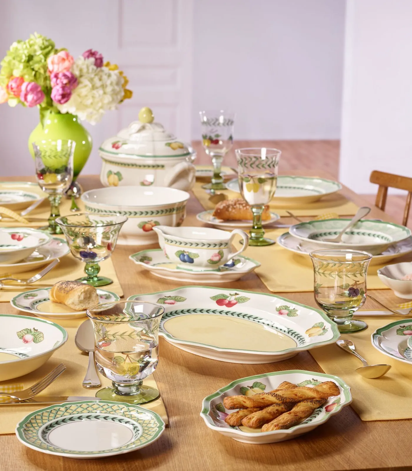 New Bovenkant sauciere French Garden Fleurence Tafelgerei