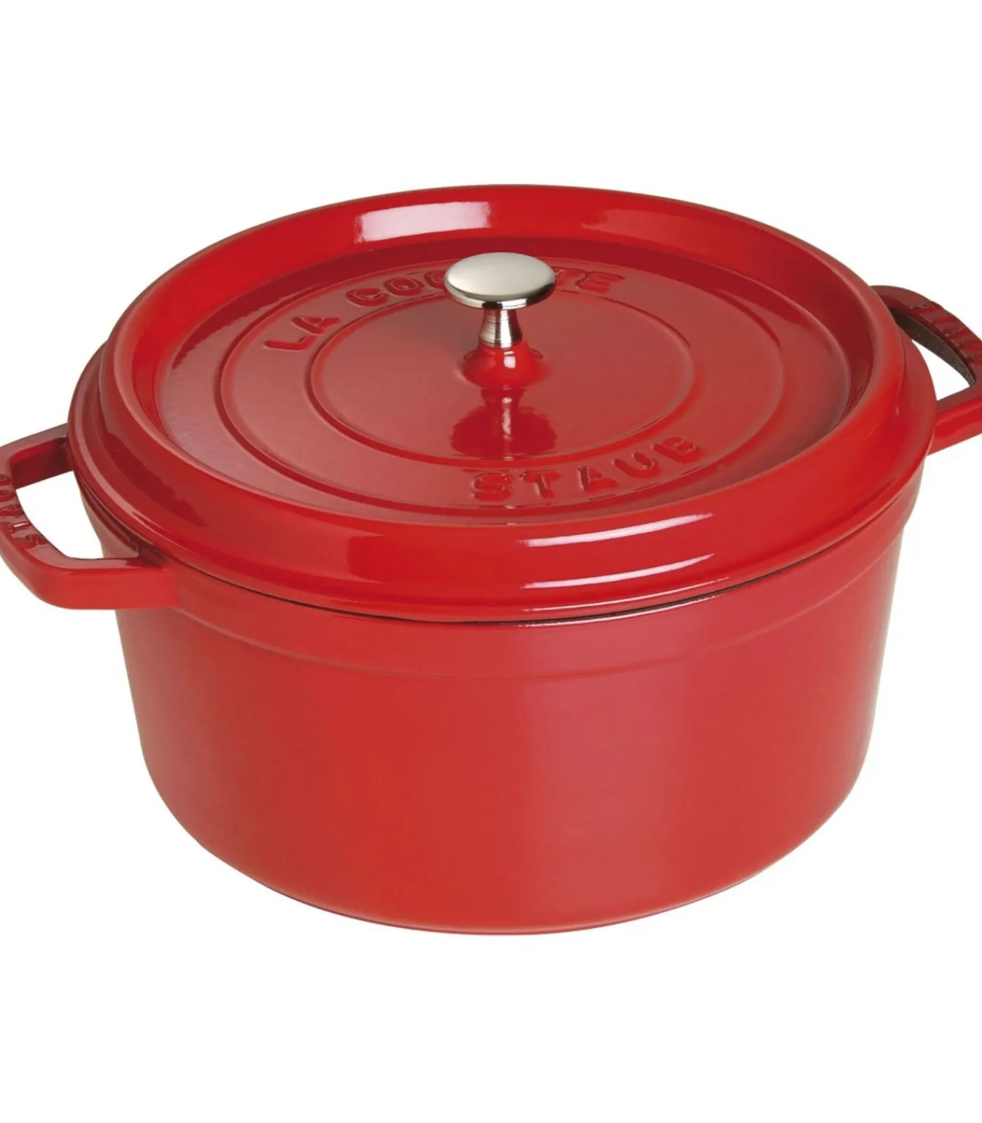 Clearance Braadpan / Cocotte - Kersenrood - ø 28 cm / 6.7 liter Potten & Pannen
