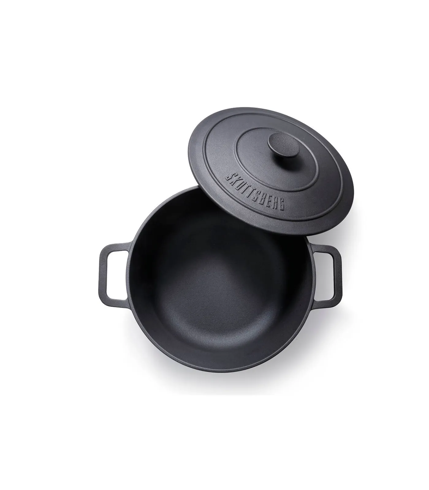 Sale Braadpan Gietijzer 28 cm 5.5 l Cast Iron - alle warmtebronnen - Inductie Potten & Pannen