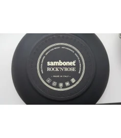 Braadpan Rock 'n' Rose - Zwart - ø 24 cm / 4.5 liter - standaard anti-aanbaklaag Potten & Pannen