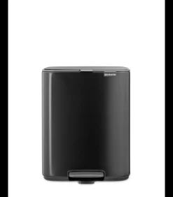 Sale Bo Pedaalemmer, 12 liter, stil sluitend, kunststof binnenemmer - Matt Manden En Bakken