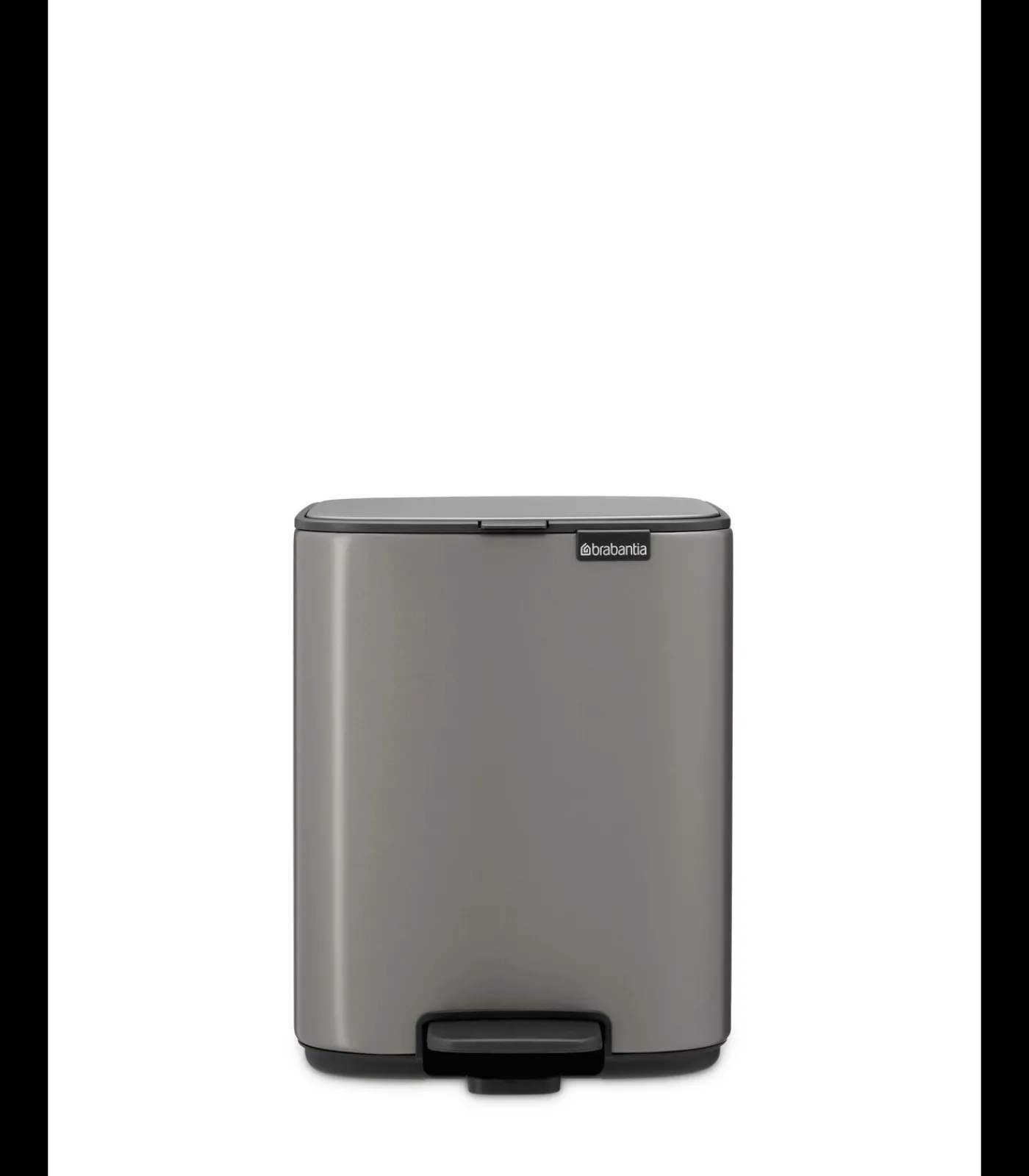 New Bo Pedaalemmer, 7 liter, stil sluitend, kunststof binnenemmer - Platinum Manden En Bakken