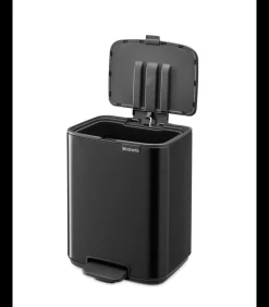 Sale Bo Pedaalemmer, 7 liter, stil sluitend, kunststof binnenemmer - Matt Manden En Bakken