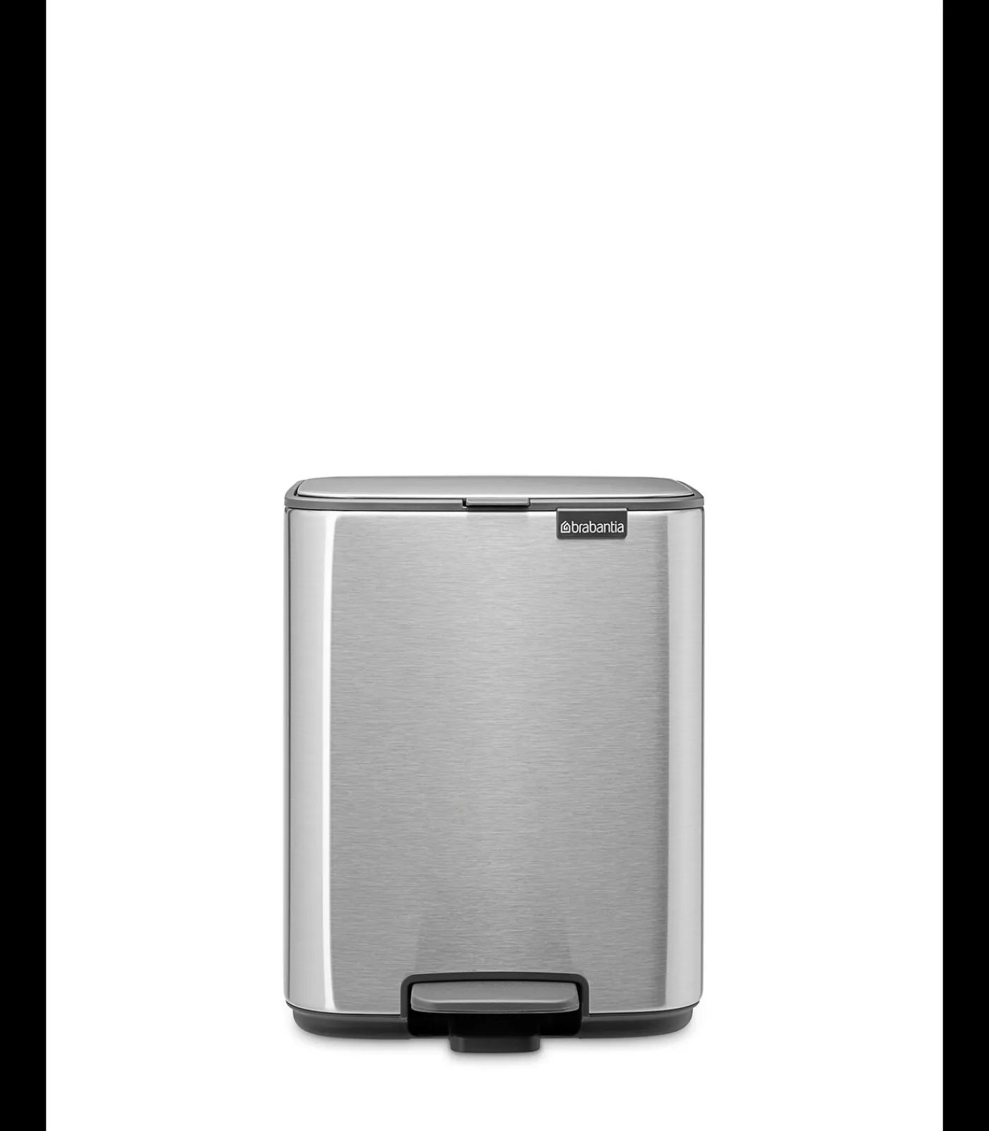 Bo Pedaalemmer, 7 liter, stil sluitend, kunststof binnenemmer - Matt Steel Fingerprint Proof Manden En Bakken