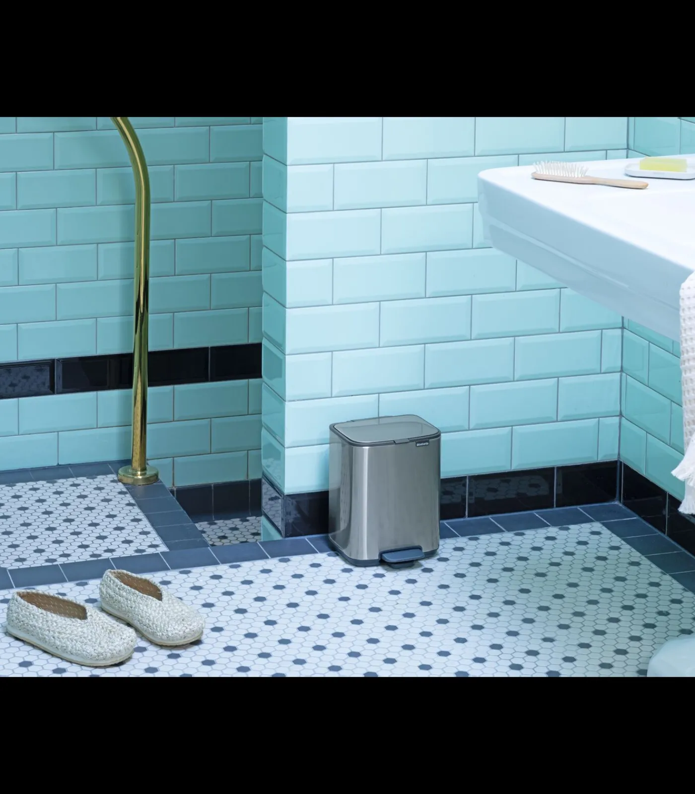 Bo Pedaalemmer, 7 liter, stil sluitend, kunststof binnenemmer - Matt Steel Fingerprint Proof Manden En Bakken