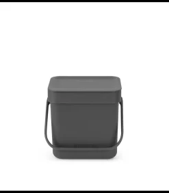 Clearance Sort & Go afvalemmer, 3 liter - Grey Manden En Bakken