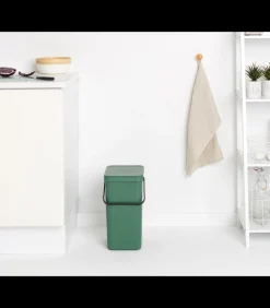 Sale Sort & Go afvalemmer, 16 liter - Fir Green Manden En Bakken
