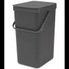 Sale Sort & Go afvalemmer, 16 liter - Grey Manden En Bakken