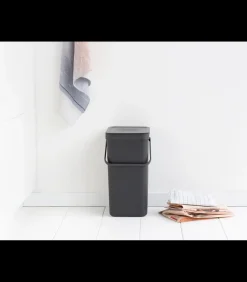 Sale Sort & Go afvalemmer, 16 liter - Grey Manden En Bakken