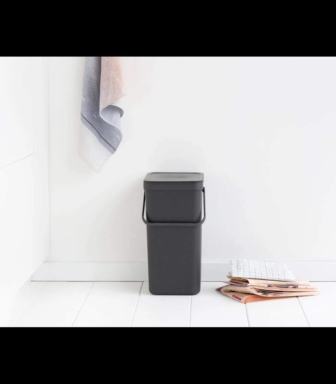 Sale Sort & Go afvalemmer, 16 liter - Grey Manden En Bakken