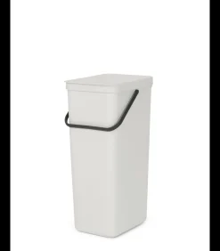 Sort & Go afvalemmer, 40 liter - Light Grey Manden En Bakken