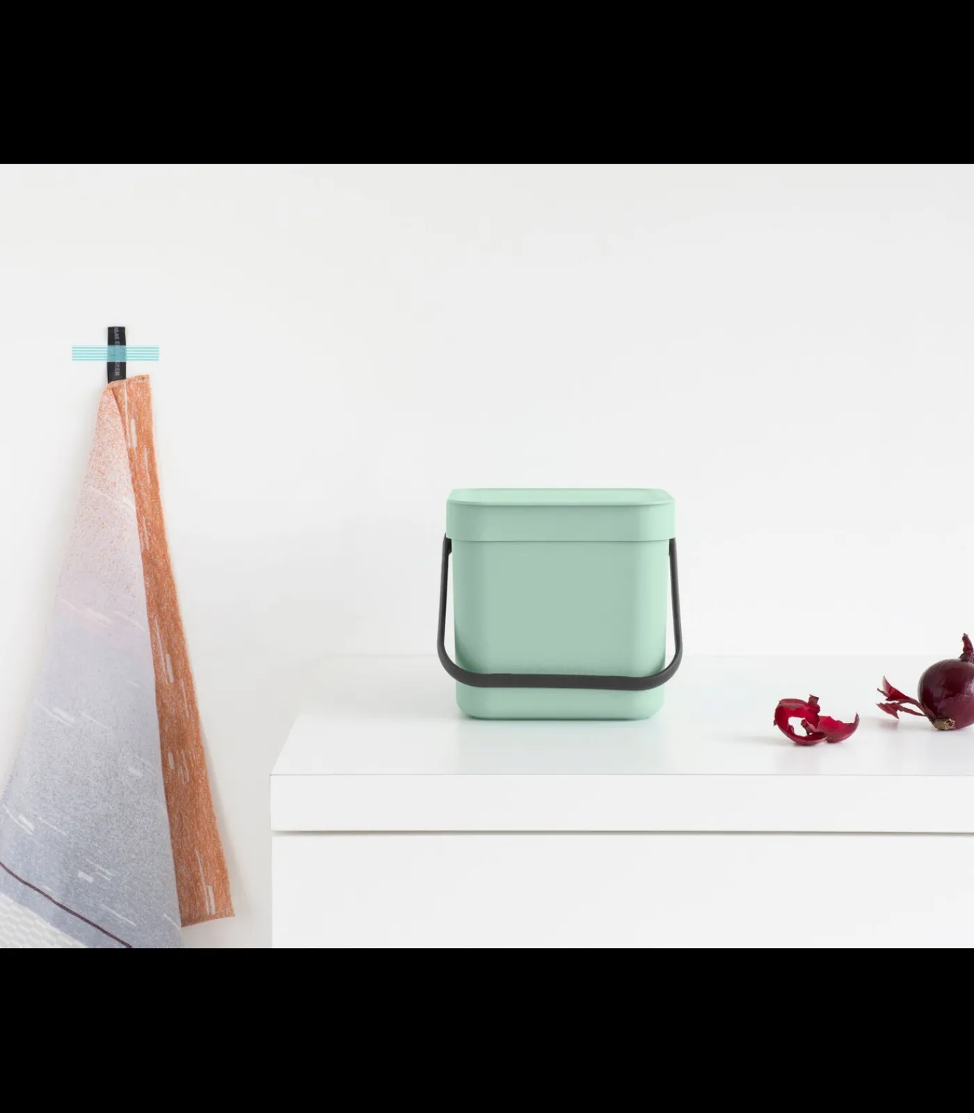 Hot Sort & Go afvalemmer, 3 liter - Jade Green Manden En Bakken