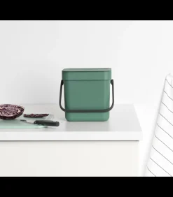 New Sort & Go afvalemmer, 3 liter - Fir Green Manden En Bakken