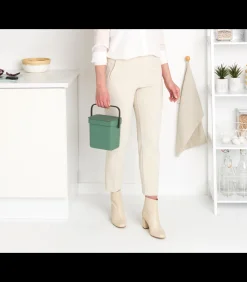 New Sort & Go afvalemmer, 3 liter - Fir Green Manden En Bakken