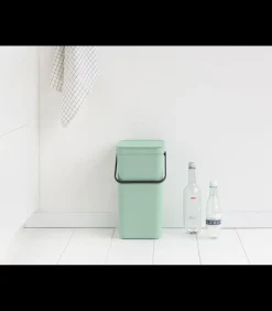 Sort & Go afvalemmer, 16 liter - Jade Green Manden En Bakken