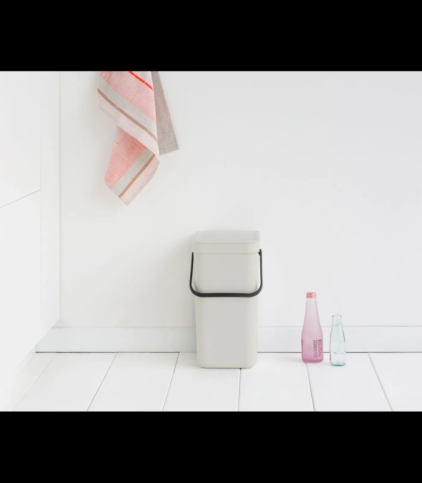 Hot Sort & Go afvalemmer, 12 liter - Light Grey Manden En Bakken