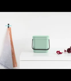 Online Sort & Go afvalemmer, 6 liter - Jade Green Manden En Bakken