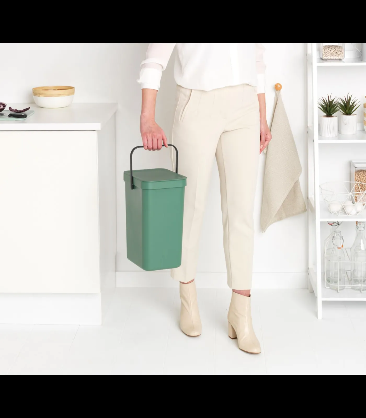 Sort & Go afvalemmer, 12 liter - Fir Green Manden En Bakken