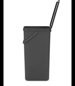 Sort & Go afvalemmer, 40 liter - Grey Manden En Bakken