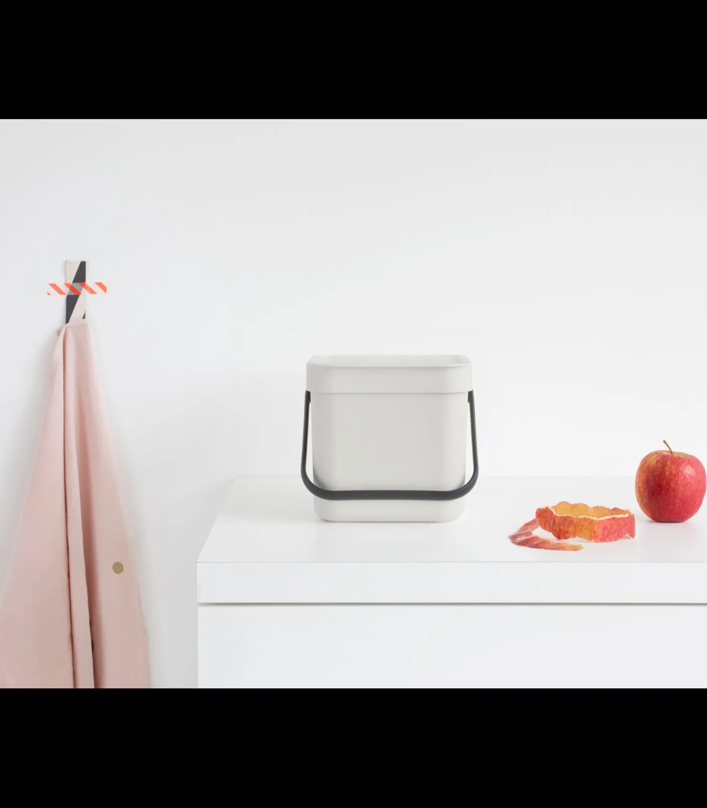 Discount Sort & Go afvalemmer, 6 liter - Light Grey Manden En Bakken