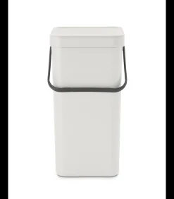 Clearance Sort & Go afvalemmer, 16 liter - Light Grey Manden En Bakken